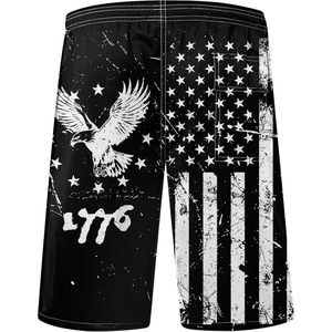 Trajes de Baño Personalizados para Hombre, Shorts de Secado Rápido con Bolsillos, Ropa de Playa Transpirable, 100% Poliéster con Estampado por Sublimación - Product Image 3