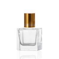 Vente en gros de flacons de parfum en verre carrés vides de 10 ml avec bille en acier, flacon cylindrique pour huile essentielle