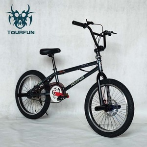 Tourfun 20-Inch BMX Bike <b>Model</b> 20-<b>D</b> Aluminum Alloy Frame Rigid Dual Disc Brakes Stunt Bike for Adults Comfort Saddle 85kg Load - Product Image 4