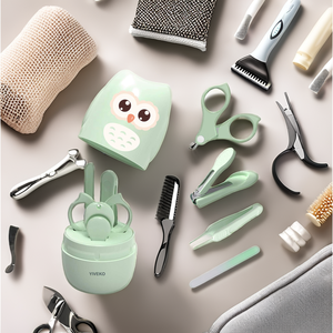 Offre Spéciale 2024 Nouveau produit en silicone pour bébé Kids-Owl Design Baby Tweezers Care Kit avec tondeuses Ciseaux Lime à <span class=keywords><strong>ongles</strong></span> et pince à épiler - Product Image 1