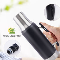 Flacon thermos Yerba Mate de 1200ml conçu pour être utilisé avec Mate Cup ou Mate Gourd Thermos isolé sous vide à double paroi pour le camping