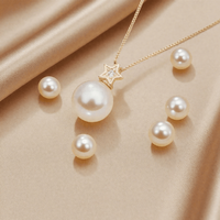 Collier pendentif moderne de contrôle d'accès RFID 13.56MHz Nouveau NFC avec puce intégrée Imitation perle Cadeau de Noël