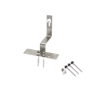 UISOLAR Support de <span class=keywords><strong>panneau</strong></span> <span class=keywords><strong>solaire</strong></span> réglable en acier inoxydable de haute qualité, système de montage <span class=keywords><strong>solaire</strong></span> sur toit facile à installer, crochet pour tuiles solaires - Product Image 1
