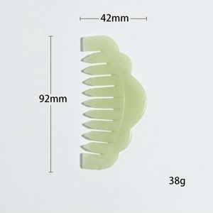 Peine de Masaje Gua Sha Multifuncional de Jade de Alta Calidad con Grabado Láser para Regalo Promocional Creativo - Product Image 3