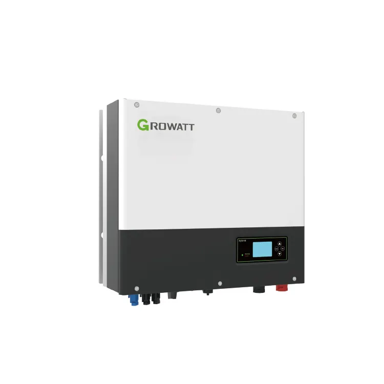 Growatt hybrid off grid SPH 5kw 8kw 10kw 3 phase high voltage lithium battery solar inverter