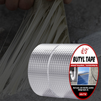 Hochleistungs-Butyl band für die Reparatur von RV-Fenstern Wasserdichte, drucke mpfindliche, klebende Glasdach-Leck-Patch-Versiegelung aus Aluminium folie