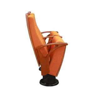 Leadcom-Muebles elegantes para teatro, silla de auditorio, proveedor de asientos de sala de auditorio con respaldo exterior de madera - Product Image 4