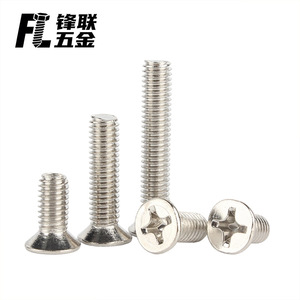 Vis à tête fraisée Fenglian Phillips M5 en acier au carbone nickelé pour équipements, appareils électroménagers et électronique - Product Image 4