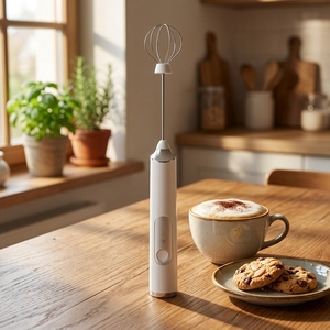 <span class=keywords><strong>Mousseur</strong></span> <span class=keywords><strong>à</strong></span> <span class=keywords><strong>lait</strong></span> électrique portable compact et pratique <span class=keywords><strong>à</strong></span> 3 vitesses réglables, idéal pour le café et le latte – Le choix le plus vendu - Product Image 4