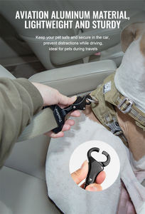 Truelove Chien Ceinture De Sécurité <span class=keywords><strong>Clip</strong></span> Contraintes Véhicule Ceintures De Sécurité Harnais Lightweihgt En Alliage D'aluminium Chien Sécurité Ceinture De Voiture Accessoires - Product Image 5