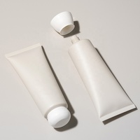 Tube cosmétique souple en plastique sérigraphié à bas prix pour crème contour des yeux, avec bouchon à clapet ou à vis, 100 ml