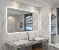 High Quality LED Mirror Defogger Magnifying Smart Touch Screen Bathroom Mirror with Led Light