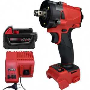 Clé à chocs électrique industrielle 18 V 1/2 pouce pour assemblage, fabrication de précision, clé à chocs puissante et efficace pour Milwaukee 18 V - Product Image 1