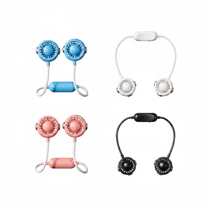 พัดลมพกพาขนาดเล็ก SM-A8 แบบ USB ใช้ได้ทั้งแบบมือถือและคล้องคอ ดีไซน์สวมใส่ได้ เหมาะสำหรับใช้ในรถยนต์และในบ้าน ให้ลมเย็นสามระดับและห้าระดับ - Product Image 4