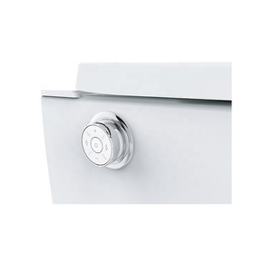 WC de salle de bain d'hôtel à siphon en S, avec bidet de toilette automatique pour lavage féminin et douchette E403 - Product Image 3