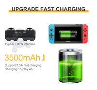 Powikiddy X70 Mini console de jeu portable HD 7 pouces avec Wi-Fi, batterie 3500 mAh et chargement Type-C pour jeux PS1/MD
