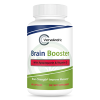 Capsules de Vitamine D pour la Santé Cérébrale, Marque Privée OEM, Soutien Mémoire et Sommeil, 60 Comprimés, Suppléments pour Adultes, Durée de Conservation 24 Mois