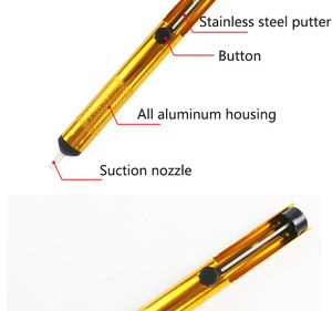 Durable Aluminum Desoldering Pump High Tin Suctioner Solder Sucker Electronic <strong>Tools</strong> <strong>Station</strong> Product - Product Image 4