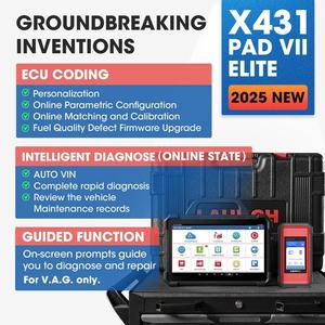 เครื่องมือโปรแกรม ECU Universal Launch X431 Pad VII Elite 7 พร้อมเครื่องสแกน Obd2 สำหรับวินิจฉัยรถยนต์ทุกประเภท - Product Image 6