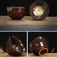 Four en vrac Jianzhan tasse créative en céramique Style service à thé porcelaine chinoise Kung Fu maître tasse à thé pour cadeaux d'affaires bureau maison