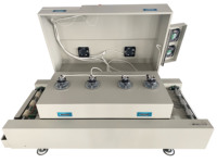 Alta productividad nueva pantalla táctil programable PCB Smt Reflow Horno de soldadura t961s 6 horno de zona de calentamiento