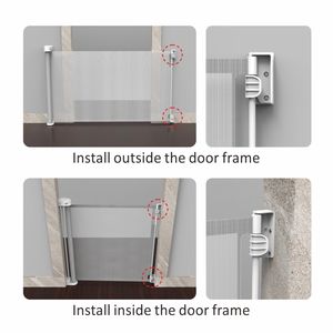 Barrière de sécurité pliable pour bébé, barrière de sécurité pour bébé, barrière de sécurité rétractable pour escalier - Product Image 5