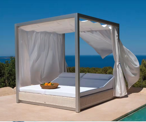 Chaise longue moderne <span class=keywords><strong>en</strong></span> aluminium amovible, fauteuil <span class=keywords><strong>de</strong></span> plage, lit <span class=keywords><strong>de</strong></span> plage à vendre - Product Image 3