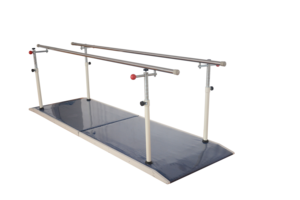 Peralatan rehabilitasi terapi fisik, batang paralel rehabilitasi dapat diatur tinggi berjalan - Product Image 3