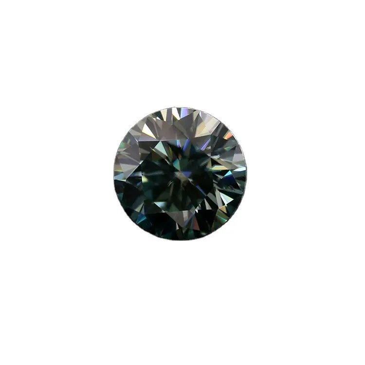 실험실 만든 moissanite 가격 캐럿 라운드 모양 moissanite 가격 캐럿 다이아몬드 돌 보석