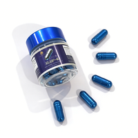 Capsules à base de plantes pour la vitalité masculine, favorisent l'énergie et la vitalité saines, pilules bleues, logo personnalisé OEM