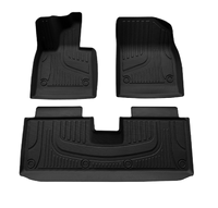 OEM/ODM Tapis de sol de voiture toutes saisons en TPE 3D de luxe, entièrement enveloppants, faciles à nettoyer, épaisseur 3,5 mm, sur mesure pour BYD Yuan Plus Atto3