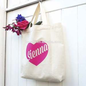 Bolsa de conferencia con estampado de lona natural con logotipo - Product Image 5