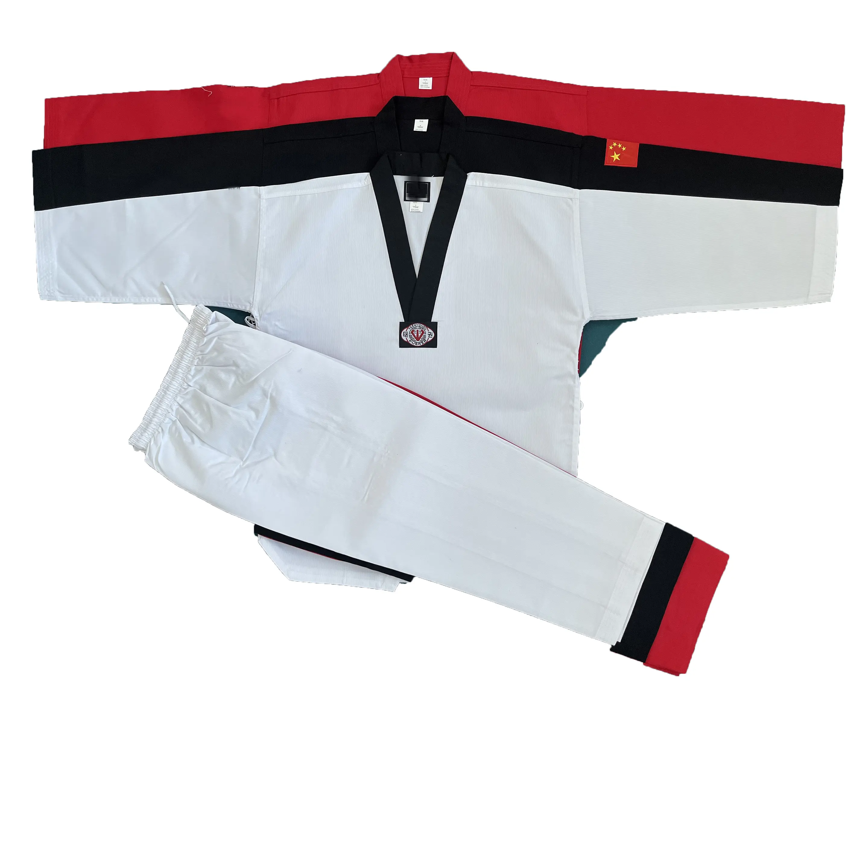 Taekwondo Dobok WTF Sample free shipping factory Wholesale Custom logo best quality taekwondo uniform