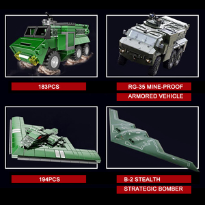 Commercio all'ingrosso Action Figure Giocattoli del Blocchetto Militare compatibile con altre marche blocco di 4 in 1 Mini Carro Armato Building <span class=keywords><strong>Block</strong></span> Figure - Product Image 5