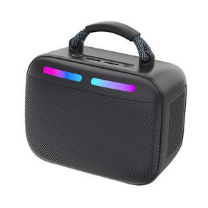 10w Bt <b>Wireless</b> <b>Microphone</b> Outdoor Speaker <b>System</b> Subwoofer <b>Wireless</b> Dual Handheld <b>System</b> Set for Singing - Product Image 1