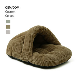 Túnel de cama para gatos <span class=keywords><strong>2</strong></span> en 1 de lujo, disponible de forma sostenible, camas ecológicas para animales pequeños para perros y gatos - Product Image 2