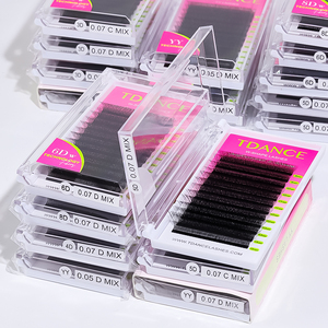 Extensions <span class=keywords><strong>de</strong></span> <span class=keywords><strong>Cils</strong></span> YY 3D 4D 5D 6D 8D en Forme <span class=keywords><strong>de</strong></span> W <span class=keywords><strong>de</strong></span> Votre Marque en Gros – Plateaux <span class=keywords><strong>de</strong></span> <span class=keywords><strong>Cils</strong></span> Préfabriqués Éventails Effilés - Product Image 4