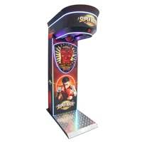 Machine de boxe d'arcade personnalisée Super Boxer pour jeux de rue et divertissement