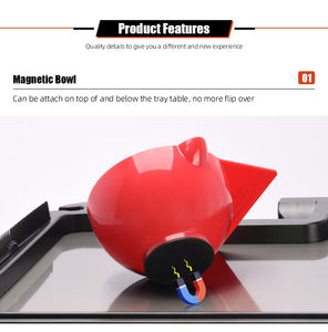 Chariot de salon de coiffure magnétique réglable en hauteur, plateau amovible pour outils d'extension de cheveux - Product Image 5