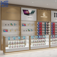Conception d'intérieur personnalisée pour boutique de téléphonie mobile, ensemble complet de comptoirs et vitrines pour accessoires de téléphonie mobile pour l'ouverture d'un nouveau magasin