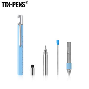 Ttx logotipo personalizado multifunción <span class=keywords><strong>6</strong></span> en <span class=keywords><strong>1</strong></span> para Stylus Tool bolígrafo con ancho de escritura de <span class=keywords><strong>1</strong></span>,0mm Material metálico abrebotellas regalos - Product Image 5
