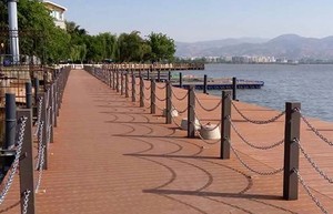 Tarima de Madera Compuesta WPC para Exteriores Junto al Lago / Suelo para Terraza / Tabla de Madera Maciza - Product Image 6