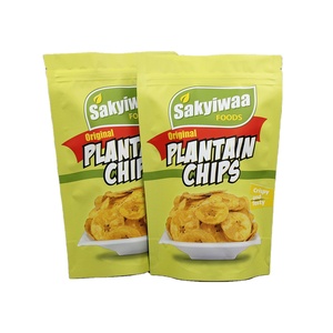 Sacchetti per Imballaggio di <span class=keywords><strong>Patatine</strong></span>, Chips di Banana e Frutta Secca con Chiusura a Zip e Logo Personalizzato in Alluminio Richiudibile da Fornitore Cinese - Product Image 2