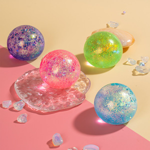 Wholesale Decompression Toys Tpr Rainbow Anti Stress Water Beads Custom Stress <b>Ball</b> <b>Squeeze</b> Toys - Product Image 4