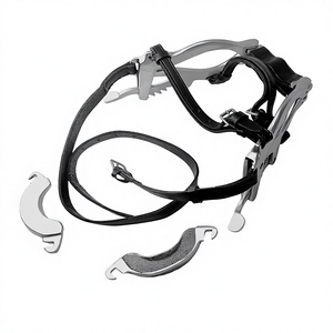 ชุดอุปกรณ์ทันตกรรม ที่ถ่างปากม้า แบบมีตัวล็อคสี่ระดับ ผลิตจากเหล็กกล้าไร้สนิมเยอรมัน ใช้ซ้ำได้ พร้อมสายรัดหนัง สำหรับการผ่าตัดสัตว์เลี้ยง - Product Image 2