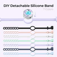 Bracelet intelligent tendance Totwoo Candy Collection, violet, fonction tactile longue distance pour couple avec connectivité Bluetooth