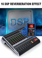 Nouvelle console de mixage audio numérique professionnelle à 8 canaux MC8, console de mixage audio de meilleure marque pour le karaoké