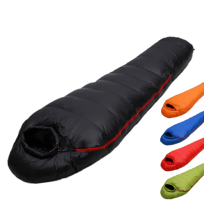 Outdoor Adult Sleeping Bag Camping Comfort Lightweight Thickened Warm Duck Down Inner Sleeping Bag
