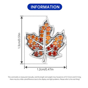 Pulsera original de cuentas de cobre blanco - Joyería con colgante de hoja de arce DIY, un accesorio personalizado adecuado tanto para hombres como para mujeres - Product Image 3