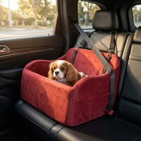 Verschiedene Farben Hunde-Autositz-Bett Schmutzabweisendes Tragbares Hundebett Auto-Reise-Kindersitz für Haustierprodukte